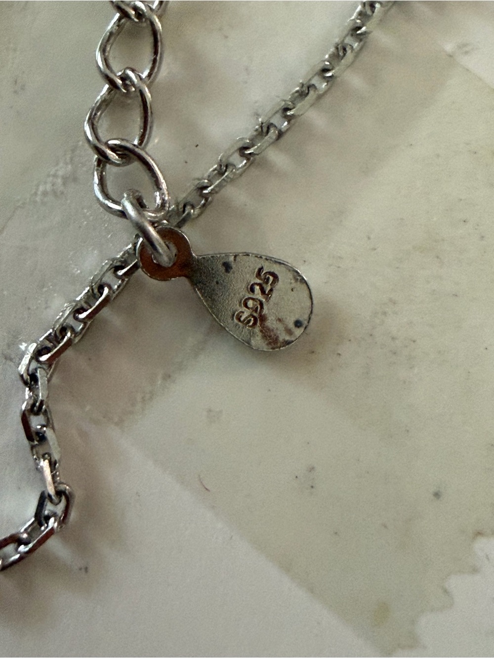 Ocean Drop Designs sterling sliver Heart Pendant Necklace - Picture 3 of 6
